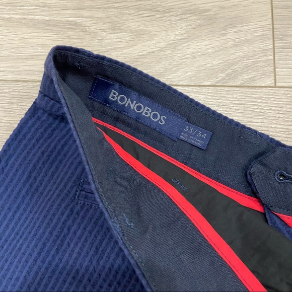 Bonobos Seersucker Navy Pants - Picture 3 of 4